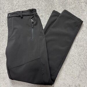 Geval Women's Fleece Lined Snow Hiking Black Pants Softshell Size XS
